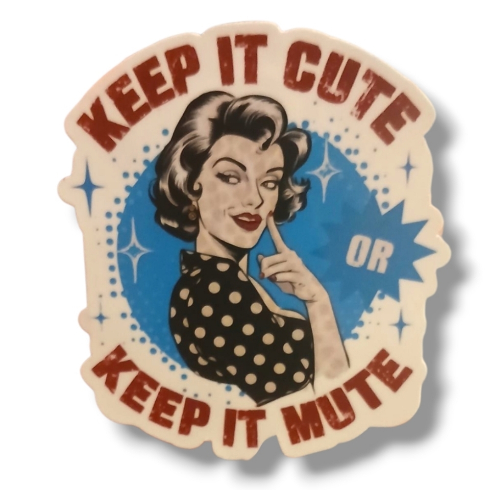 NEW Keep It Cute Sticker